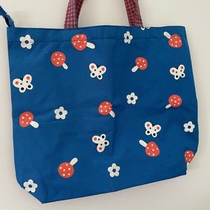 Mushroom/Cottagecore Zippered Tote